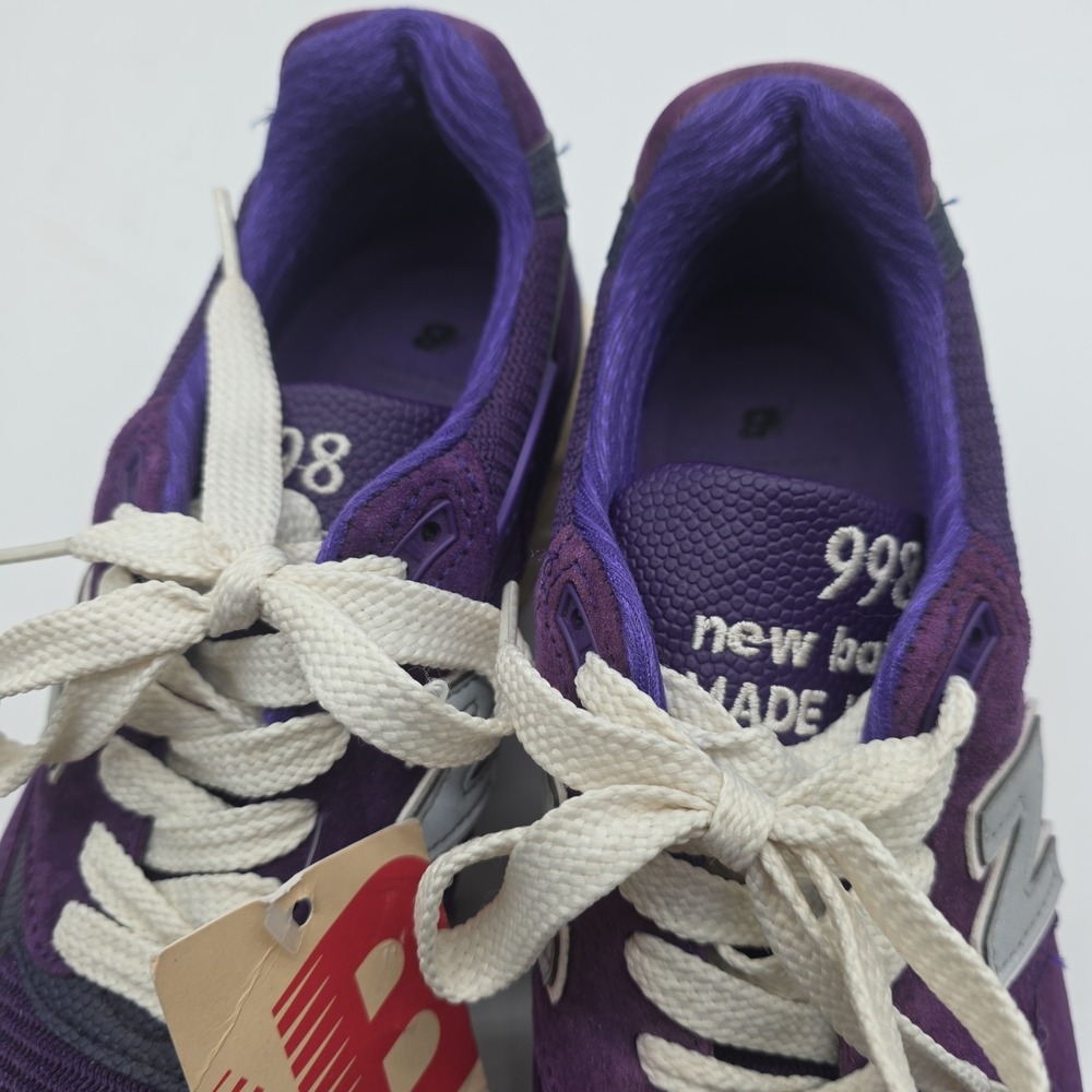 New Balance Teddy Santis X 998 USA Plum Purple U998TE Mens 5.5 Unisex NWT - Picture 9 of 14